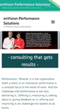 Mobile Screenshot of envisionperformancesolutions.com